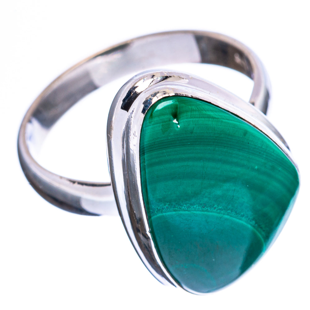 Malachite Ring Size 8 (925 Sterling Silver) R3210