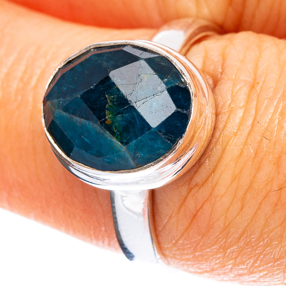 Rare Apatite Ring Size 7 (925 Sterling Silver) R5063