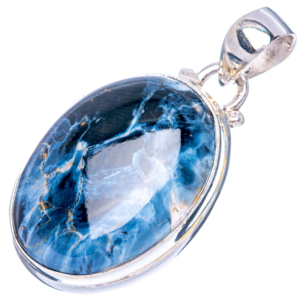 Rare Pietersite 925 Sterling Silver Pendant 1 3/8" (925 Sterling Silver) P42623