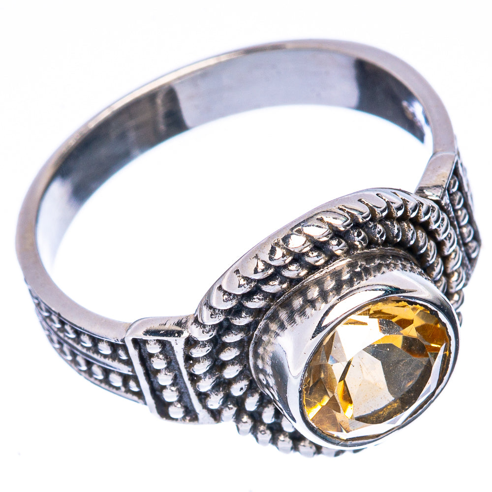 Value Faceted Citrine Ring Size 7 (925 Sterling Silver) R3059