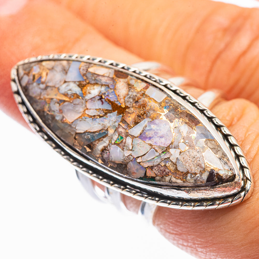 Brecciated Ethiopian Opal Ring Size 6 (925 Sterling Silver) R142059