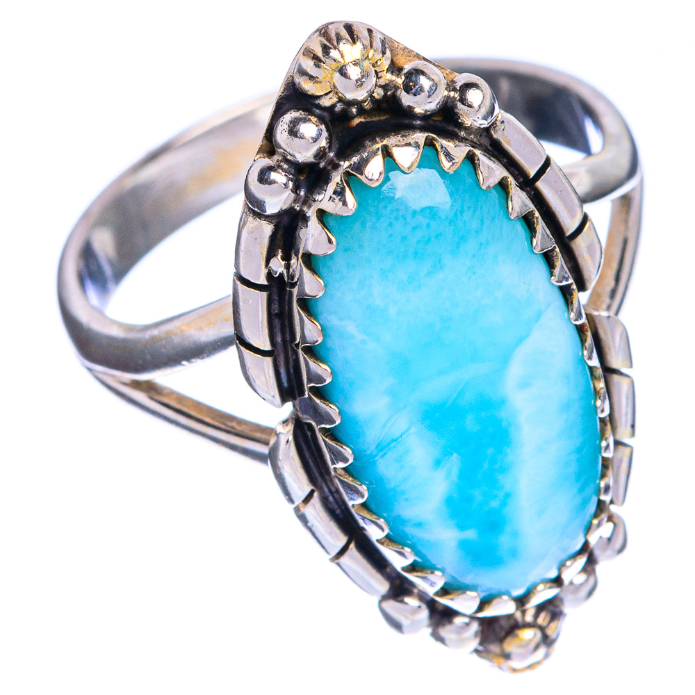 Larimar Ring Size 9 (925 Sterling Silver) R144238