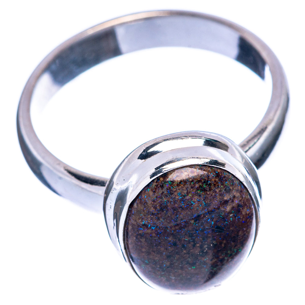 Rare Andamooka Opal Ring Size 6 (925 Sterling Silver) R145566