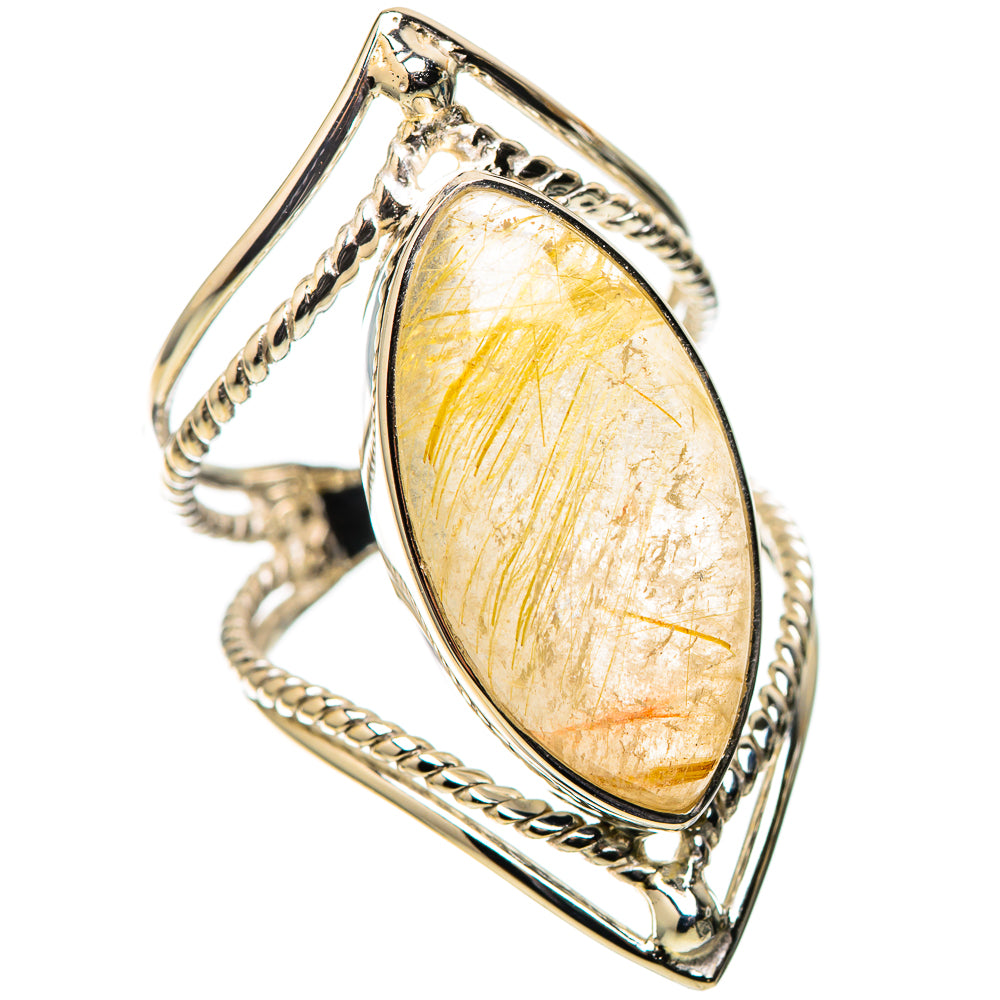 Premium Rutilated Quartz Ring Size 5.75 (925 Sterling Silver) RING138078