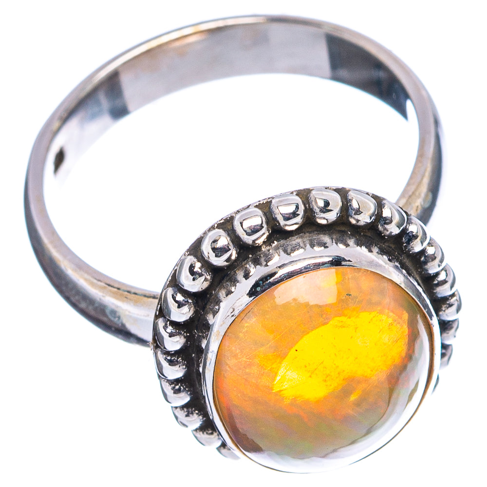 Rare Ethiopian Opal Ring Size 6 (.925 Sterling Silver)