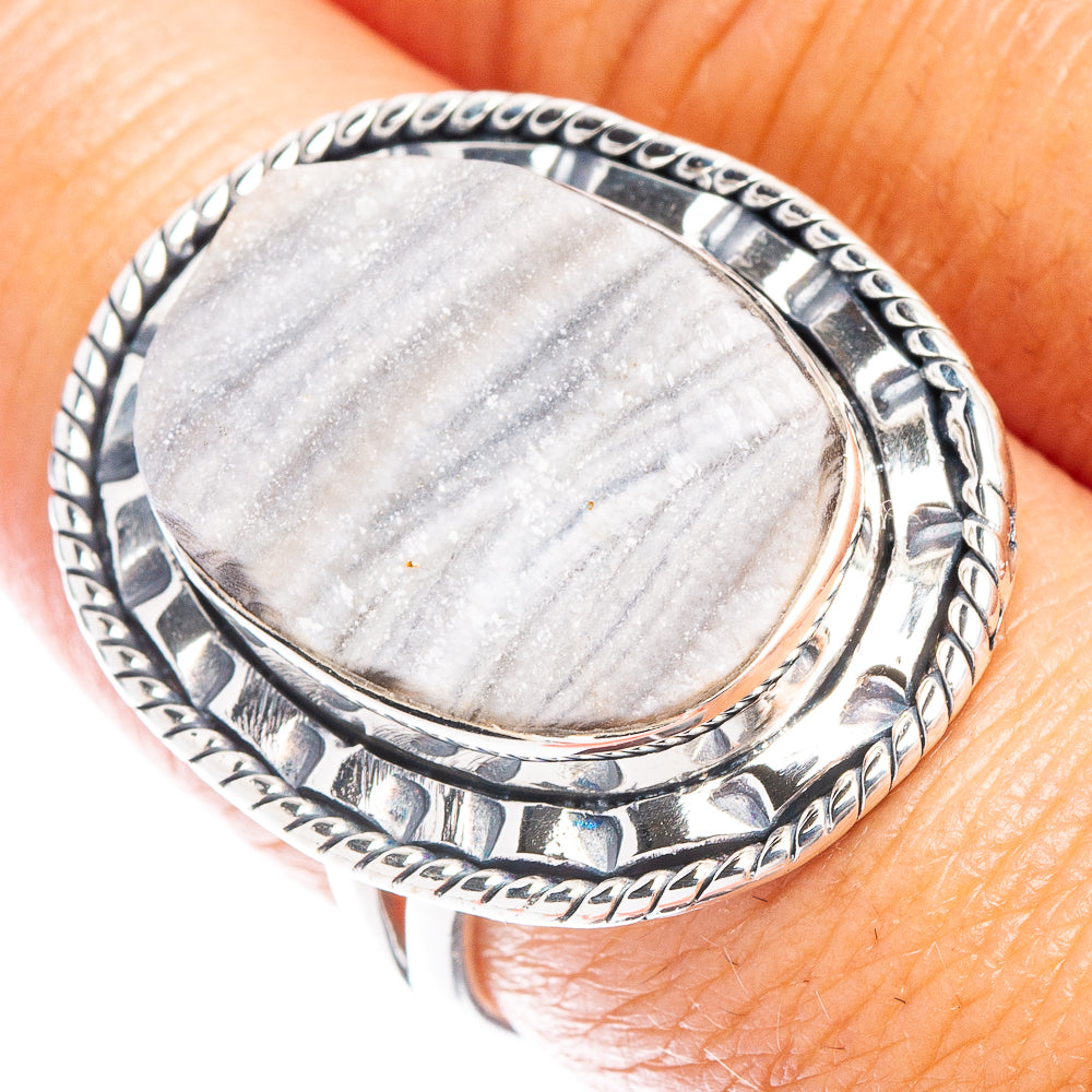 Desert Druzy Ring Size 8 (925 Sterling Silver) R6956