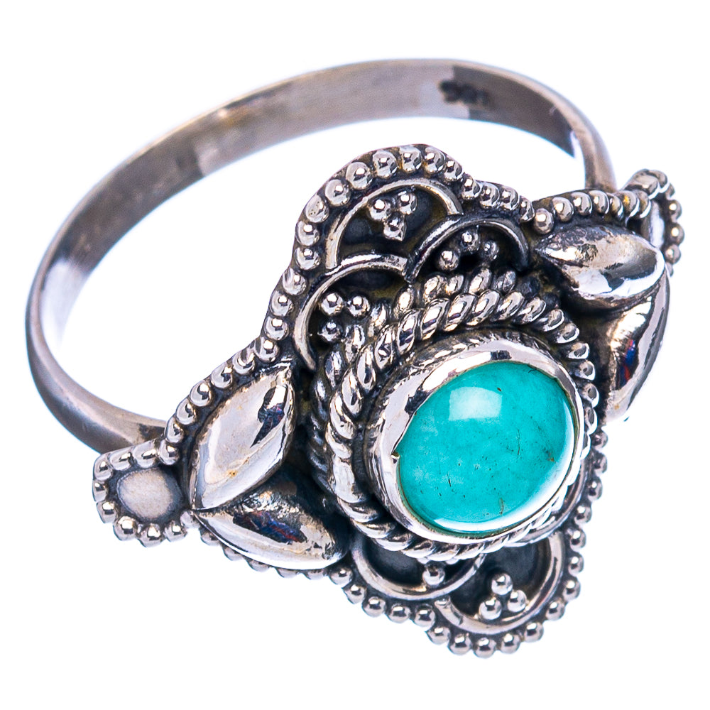 Amazonite Ring Size 7.25 (.925 Sterling Silver)