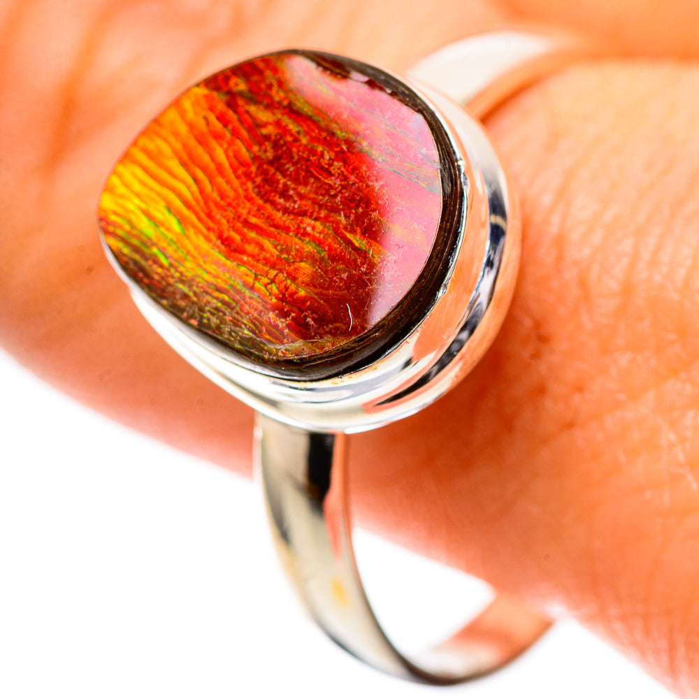 Ammolite Ring Size 11.75 (925 Sterling Silver) RING139271