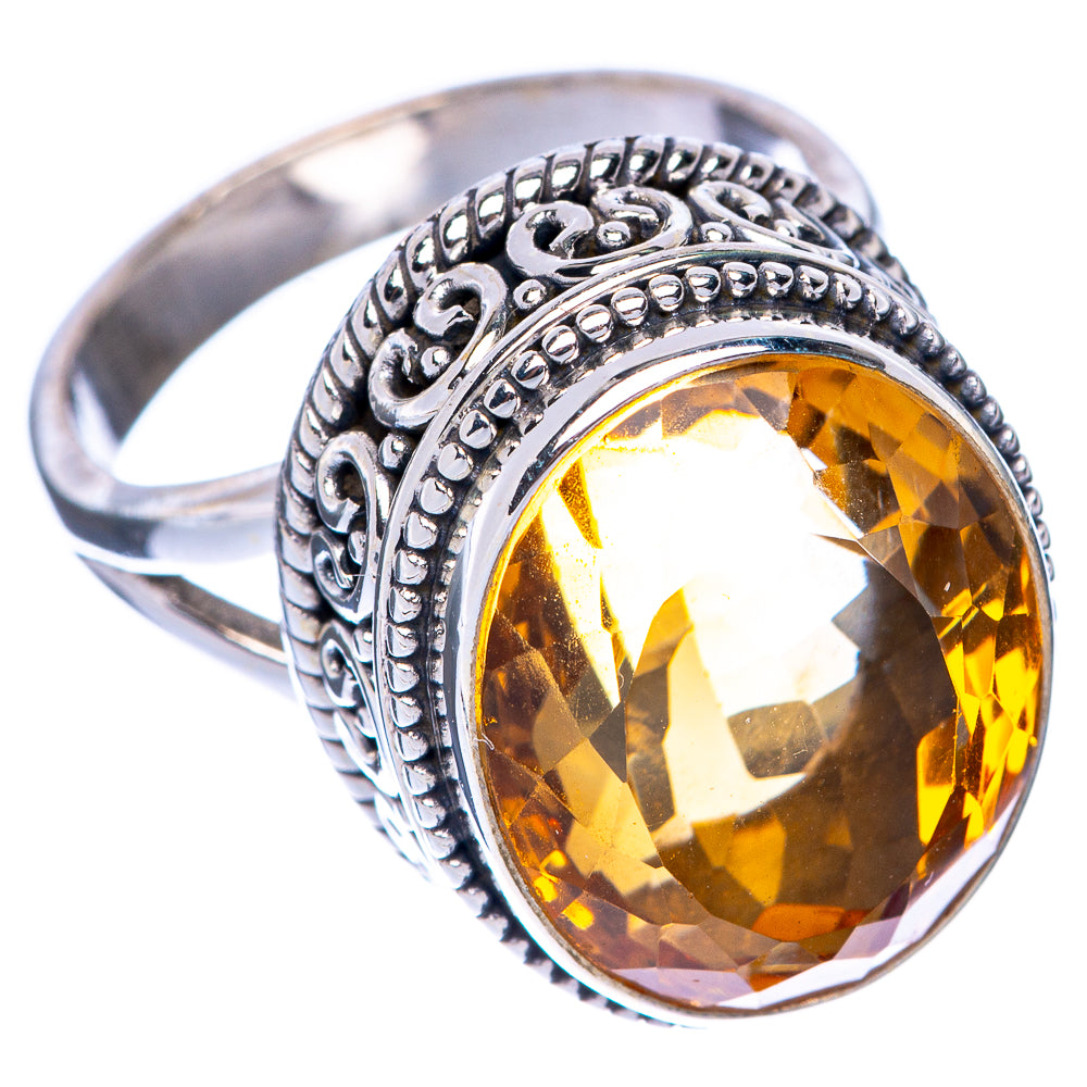 Citrine Ring Size 6.5 (925 Sterling Silver) R144842