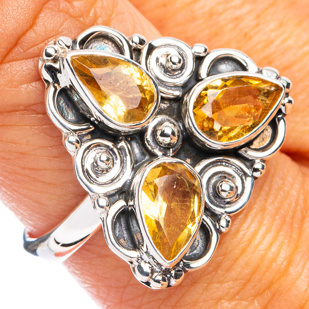 Premium Citrine Ring Size 9 (925 Sterling Silver) R8182