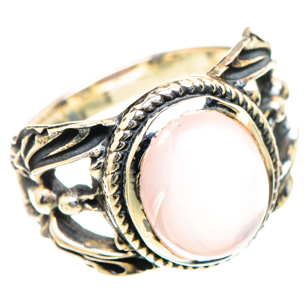 Rose Quartz 925 Sterling Silver Ring Size 6.5 (925 Sterling Silver) RING139371