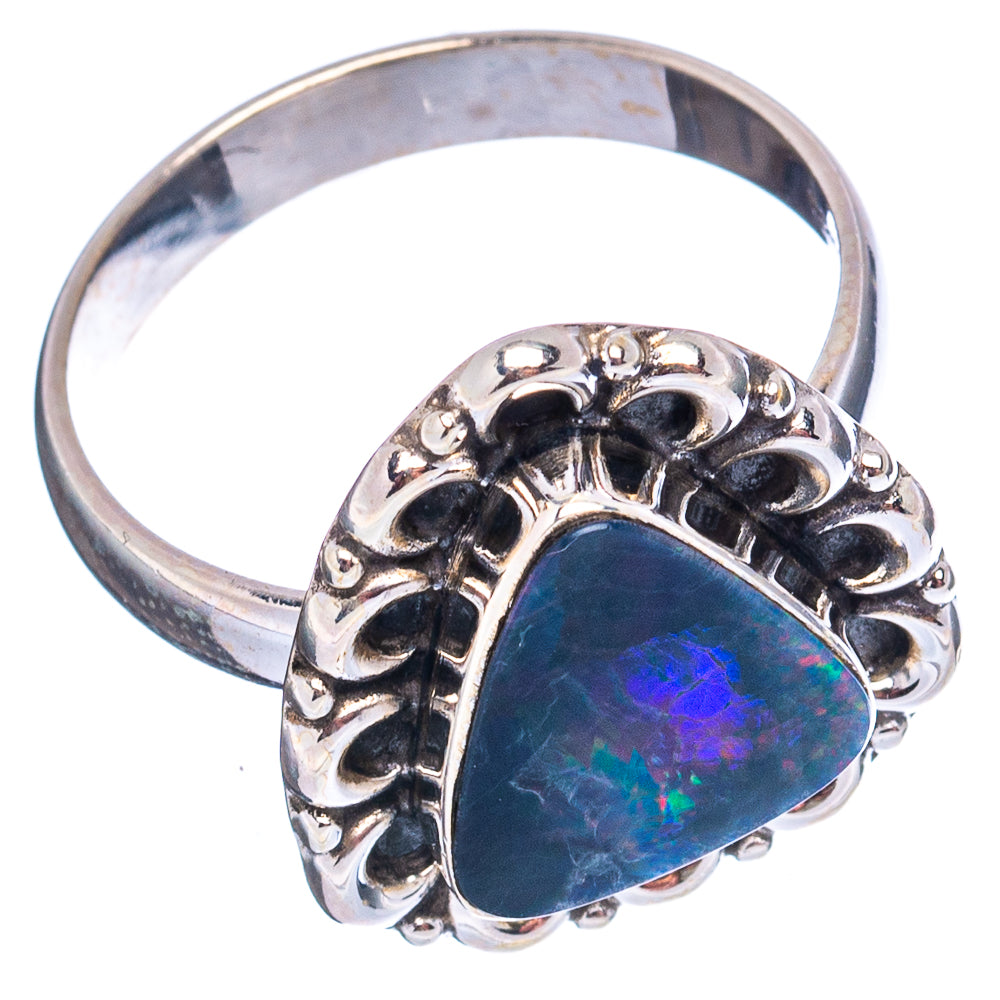 Rare Doublet Opal Ring Size 8 (.925 Sterling Silver)