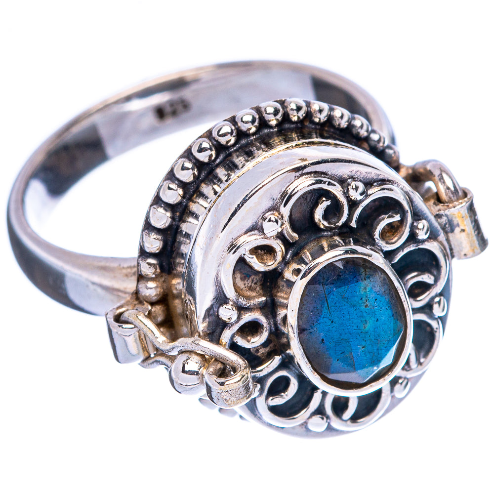 Poison Labradorite Ring Size 7.75 (925 Sterling Silver) R146292