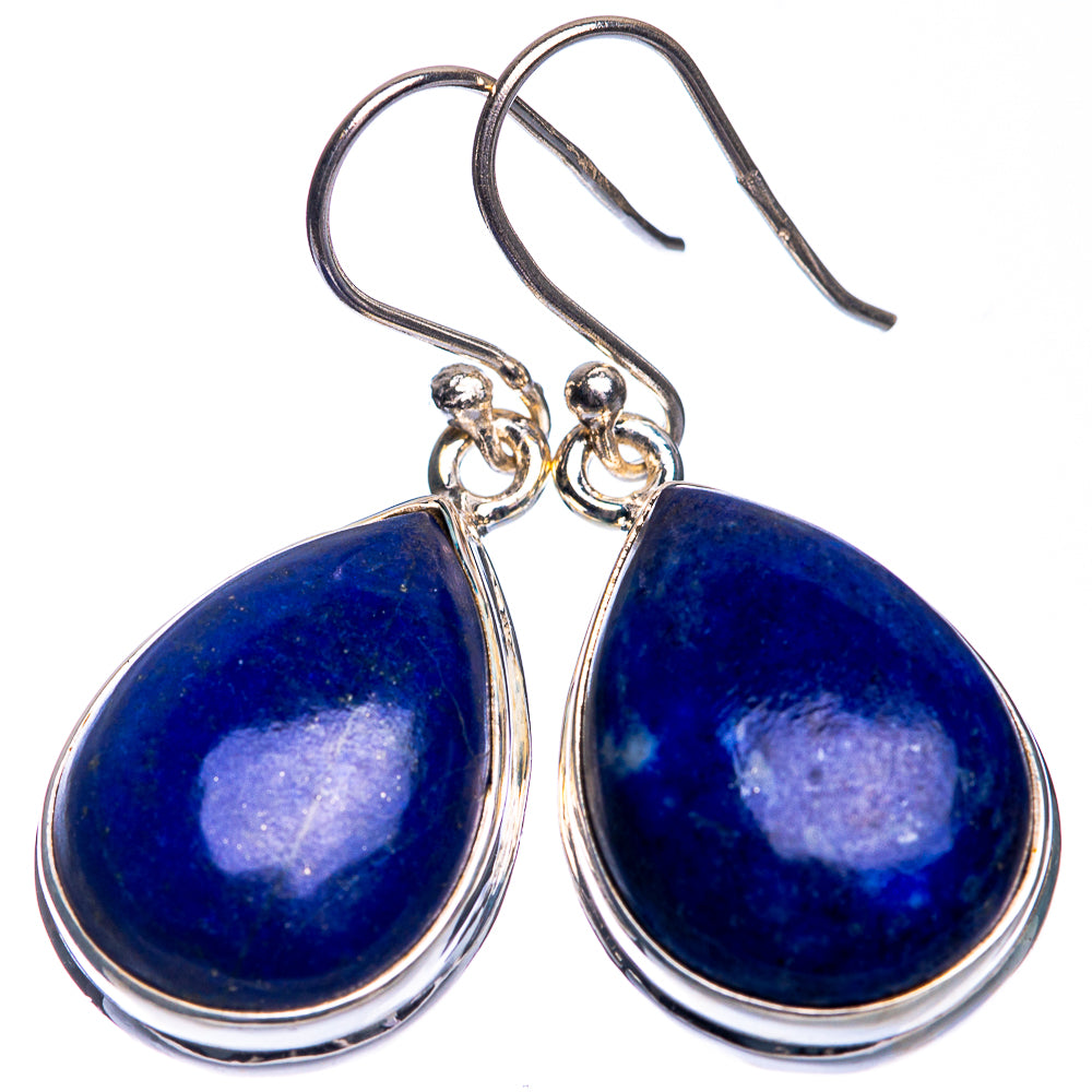 Lapis Lazuli Earrings 1 3/8" (925 Sterling Silver) E432728