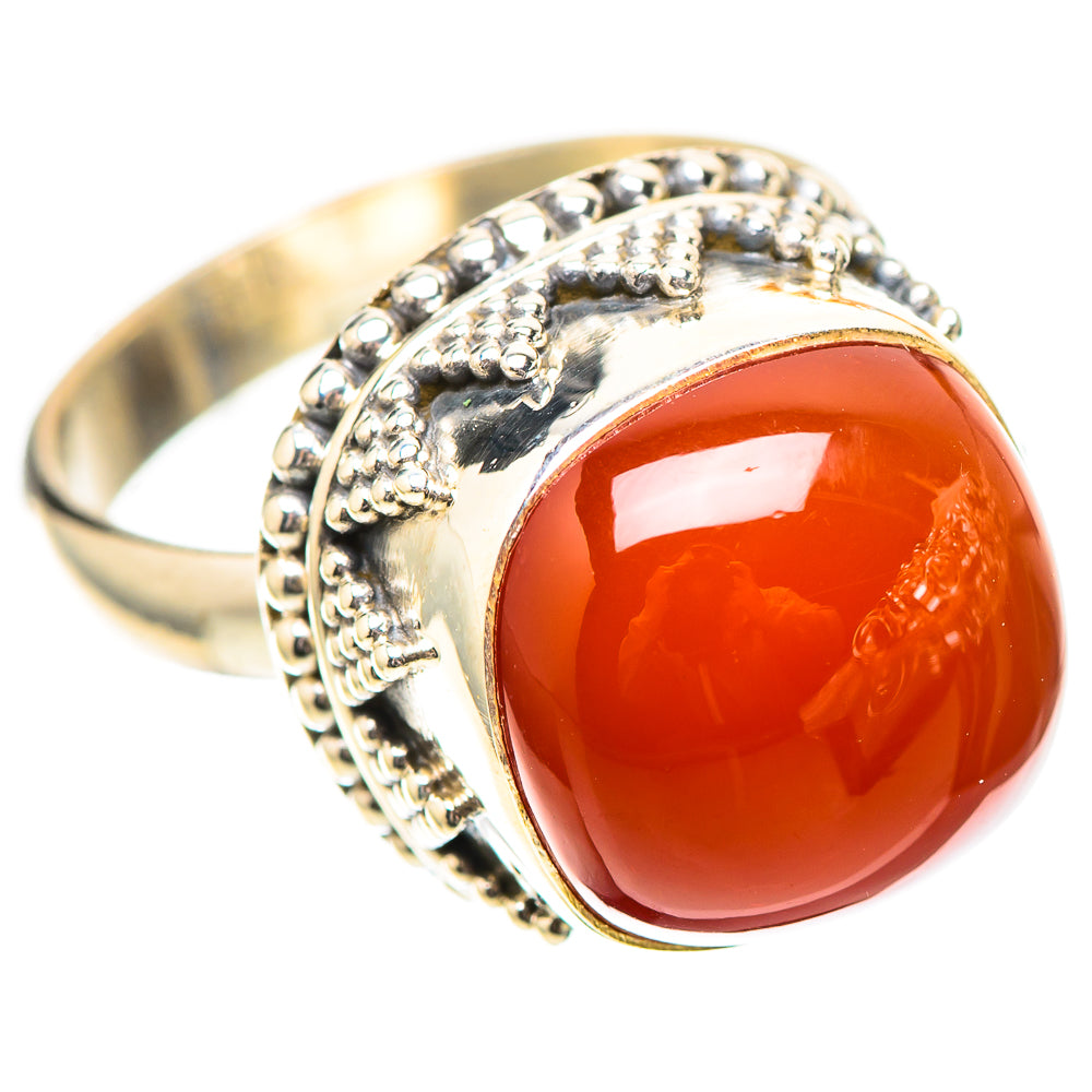 Carnelian Ring Size 6.25 (925 Sterling Silver) RING139018