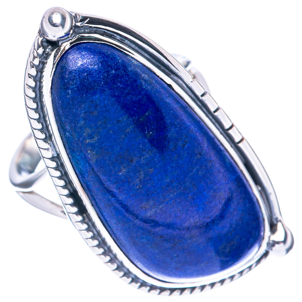 Premium Lapis Lazuli Ring Size 7 (925 Sterling Silver) R2585