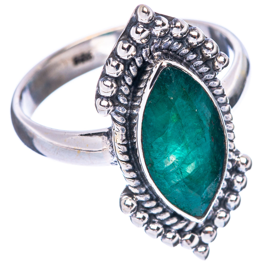 Green Sillimanite 925 Sterling Silver Ring Size 8 (925 Sterling Silver) R5387
