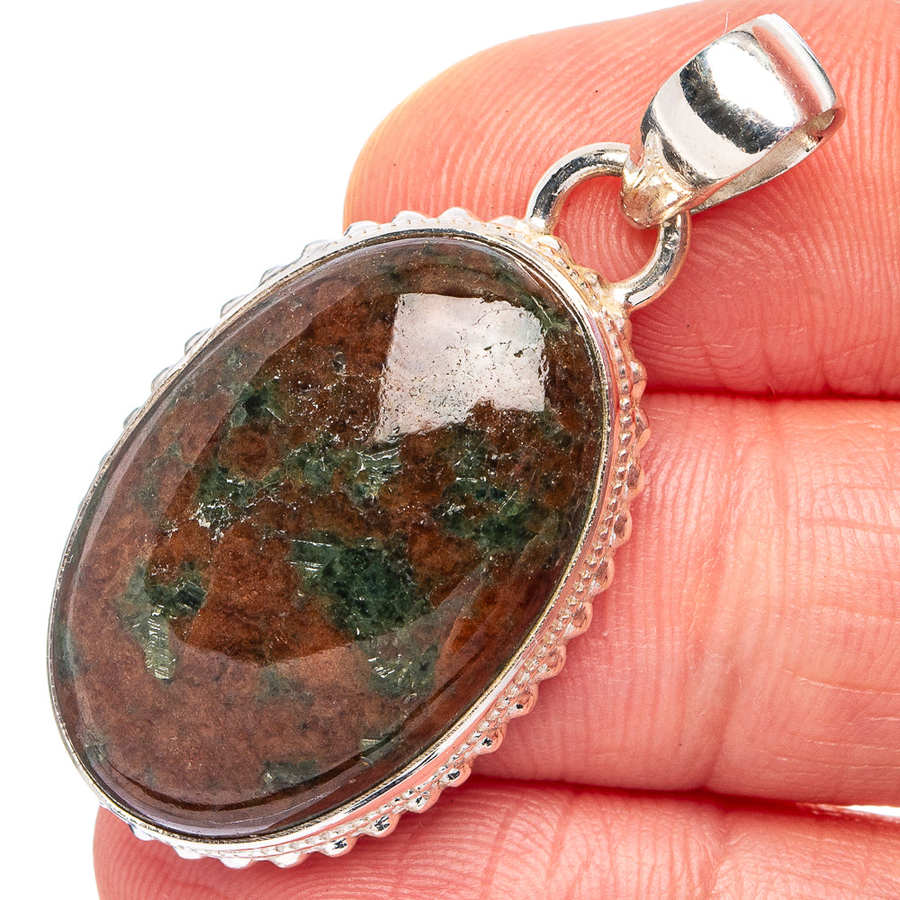 Iolite Pendant 1 5/8" (.925 Sterling Silver)