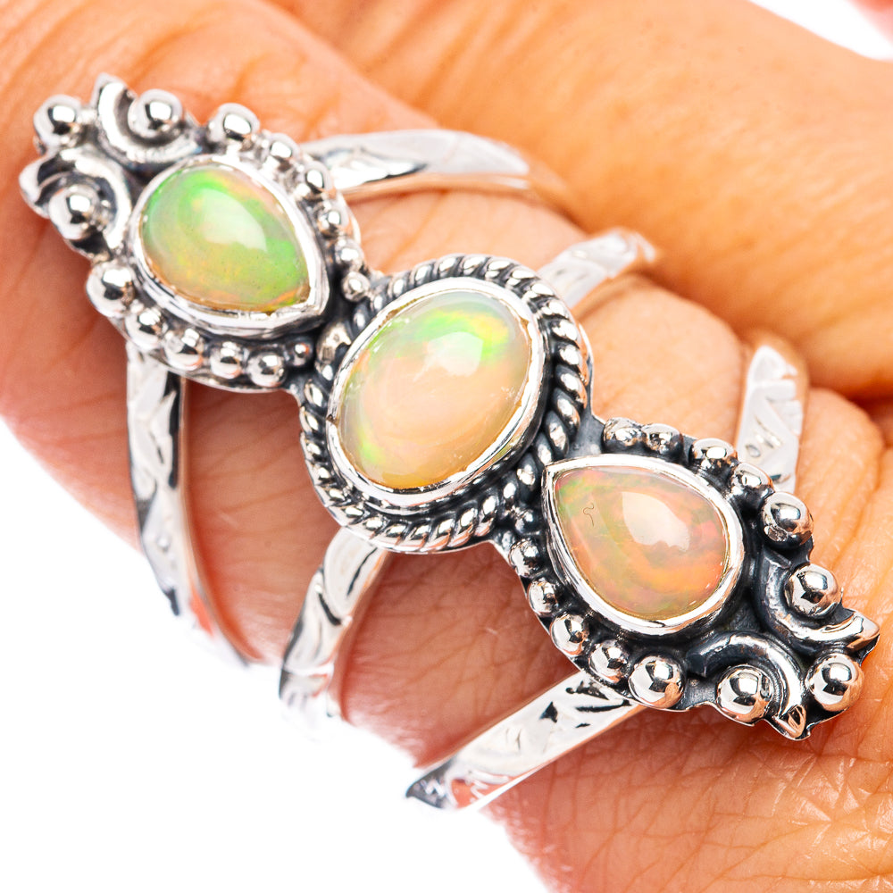 Signature Ethiopian Opal Ring Size 8.75 (.925 Sterling Silver)
