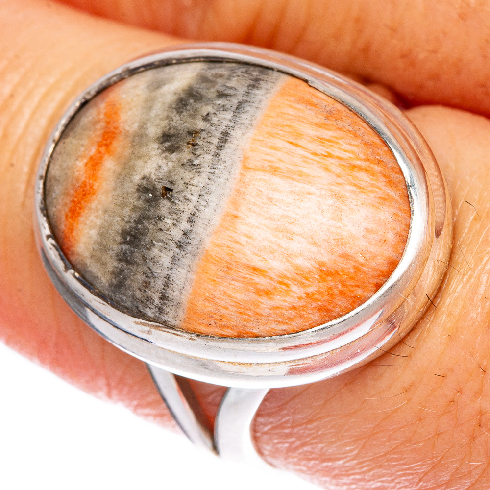 Rare Celestobarite Ring Size 7.75 (925 Sterling Silver) R1337