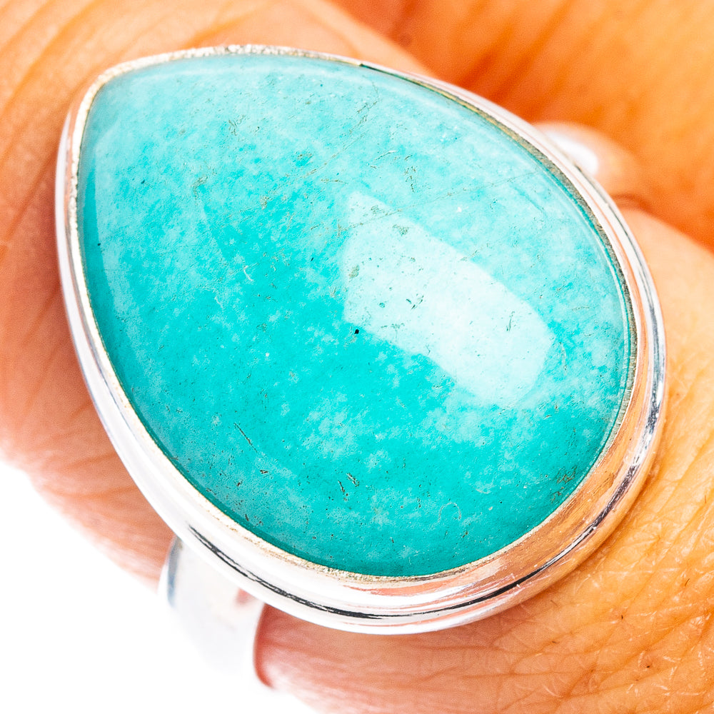 Amazonite Ring Size 9 (.925 Sterling Silver)