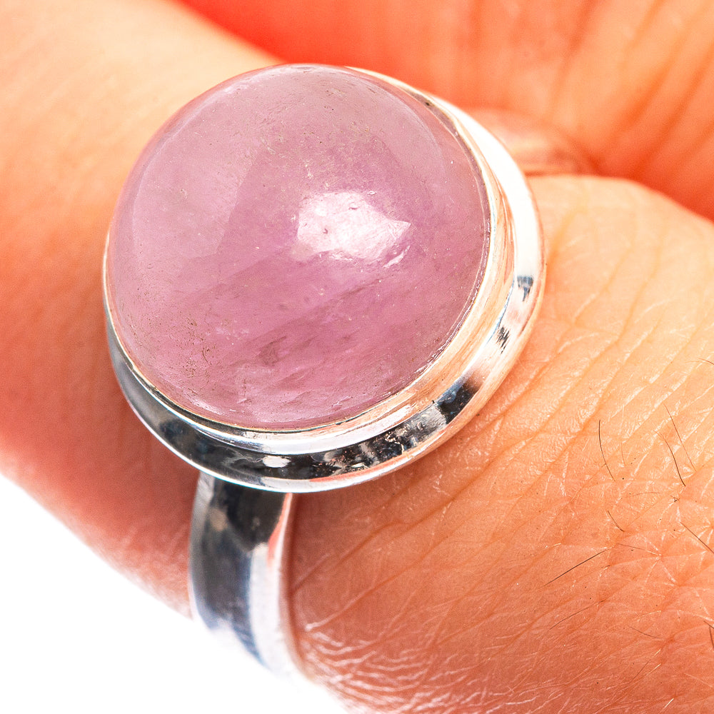 Kunzite 925 Sterling Silver Ring Size 7.25