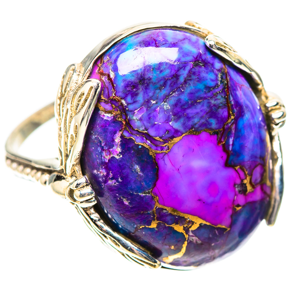 Purple Copper Composite Turquoise Ring Size 9.75 (925 Sterling Silver) RING138781