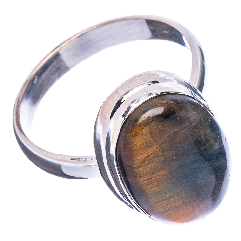 Tiger Eye Ring Size 9.75 (.925 Sterling Silver)
