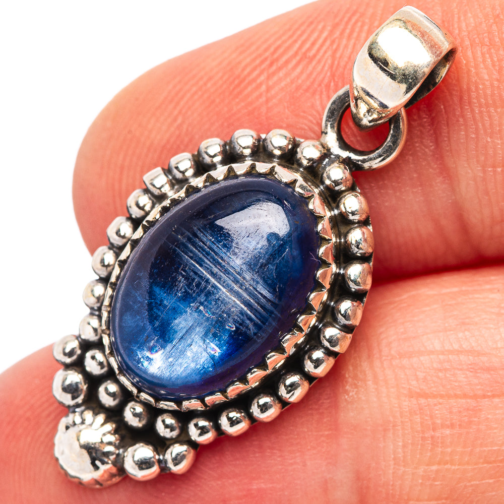 Kyanite Pendant 1 1/4" (.925 Sterling Silver)