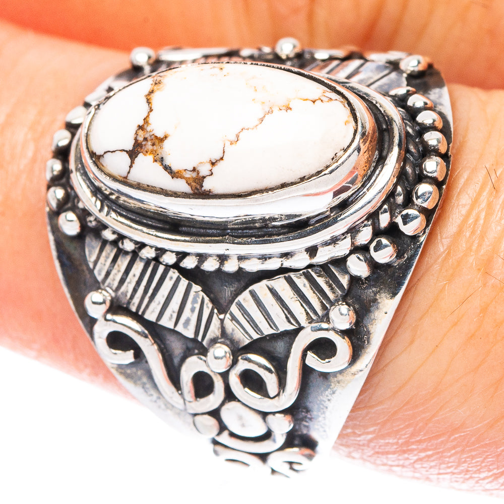 Wild Horse Jasper Ring Size 8 (925 Sterling Silver) R4671