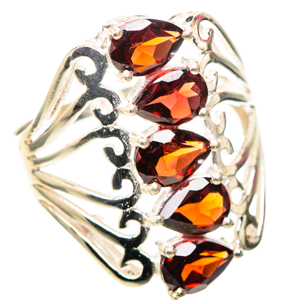 Garnet Ring Size 10 (925 Sterling Silver) RING138386