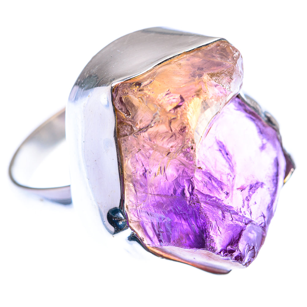 Large Raw Ametrine 925 Sterling Silver Ring Size 9.75 (925 Sterling Silver) RING140449