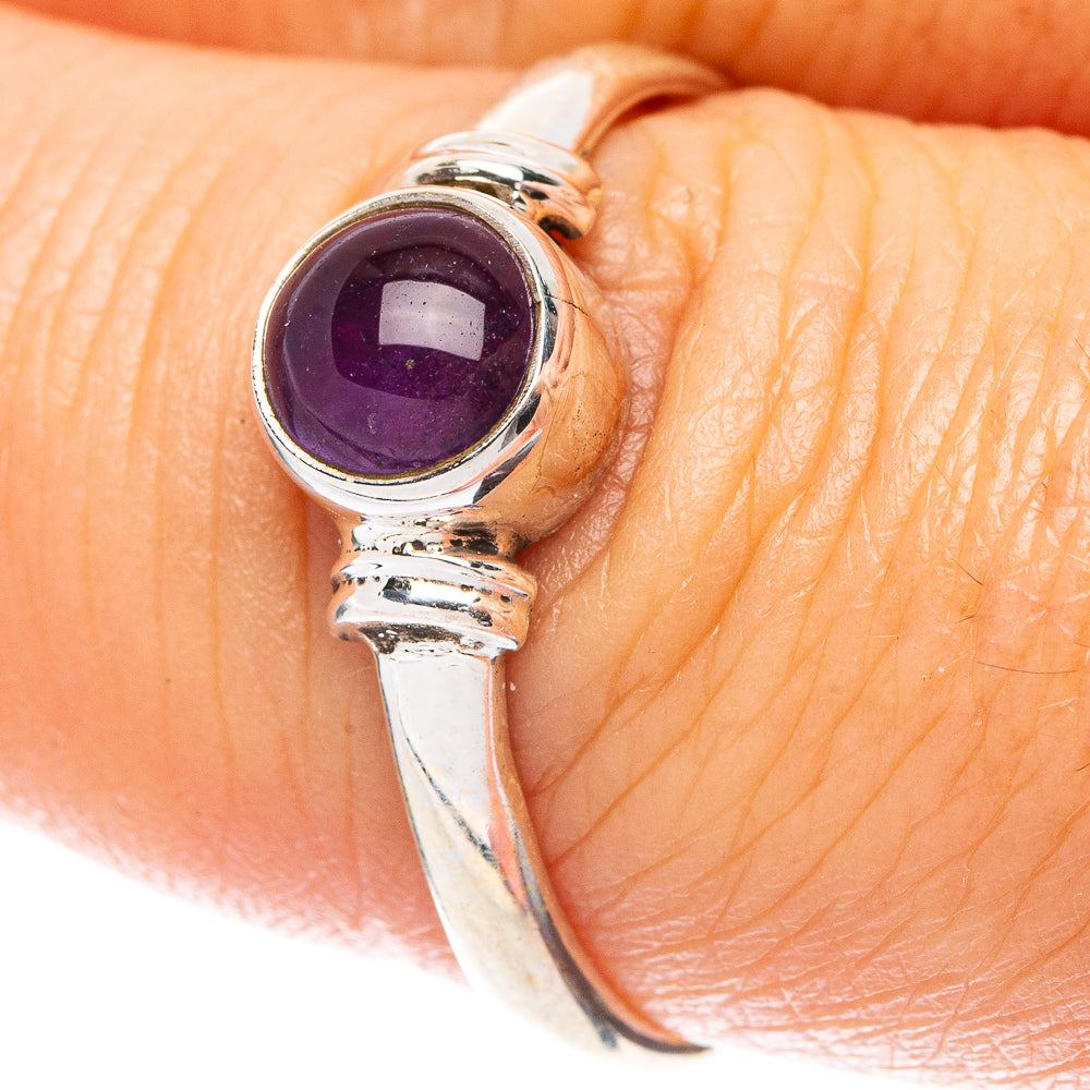 Amethyst Dainty Ring Size 8 (925 Sterling Silver) R5755