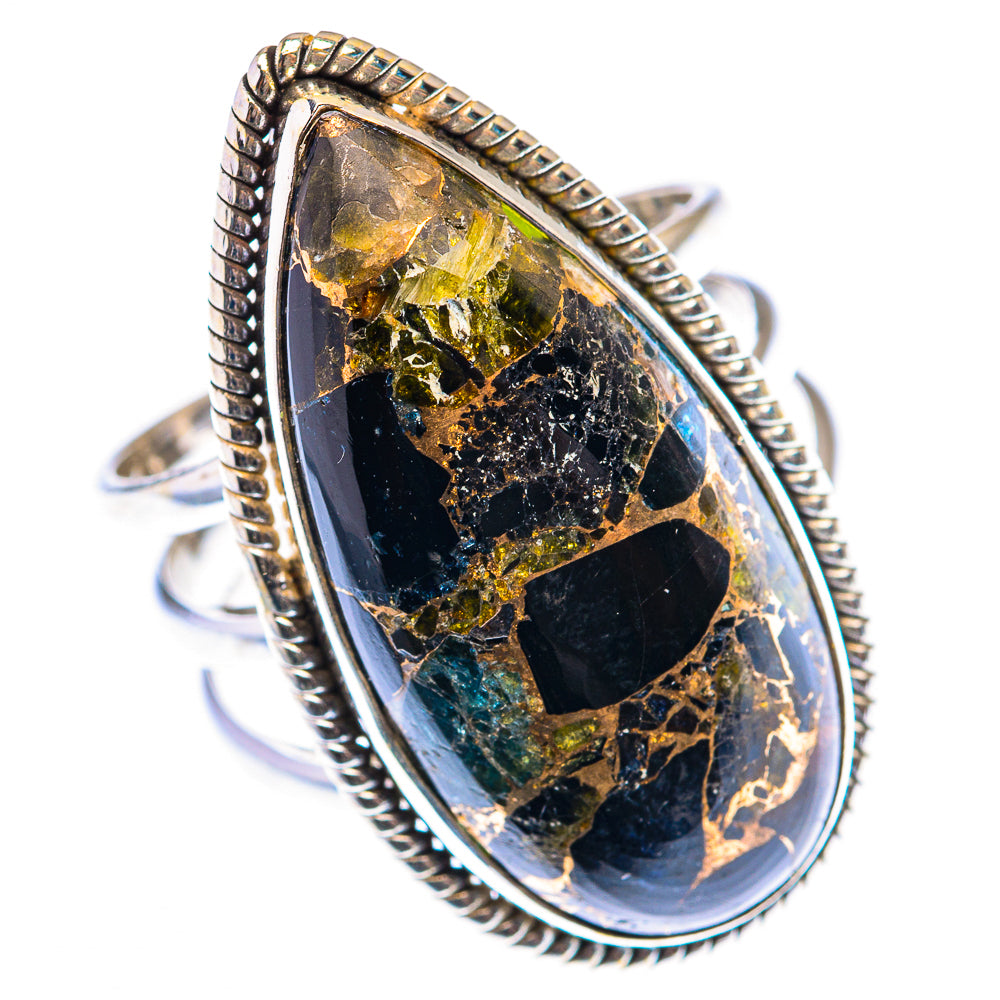 Large Mohave Black Onyx Ring Size 10.75 (925 Sterling Silver) RING140050