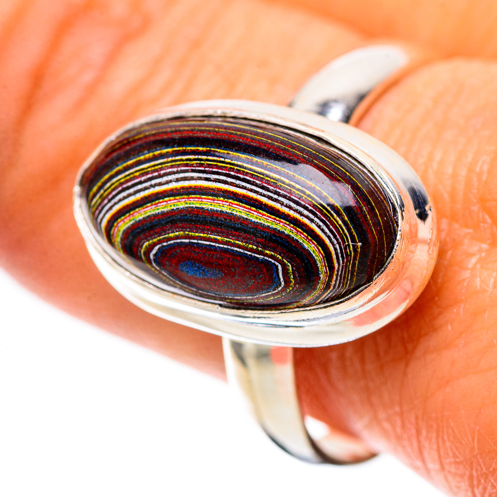 Fordite Ring Size 10.5 (925 Sterling Silver) RING138839