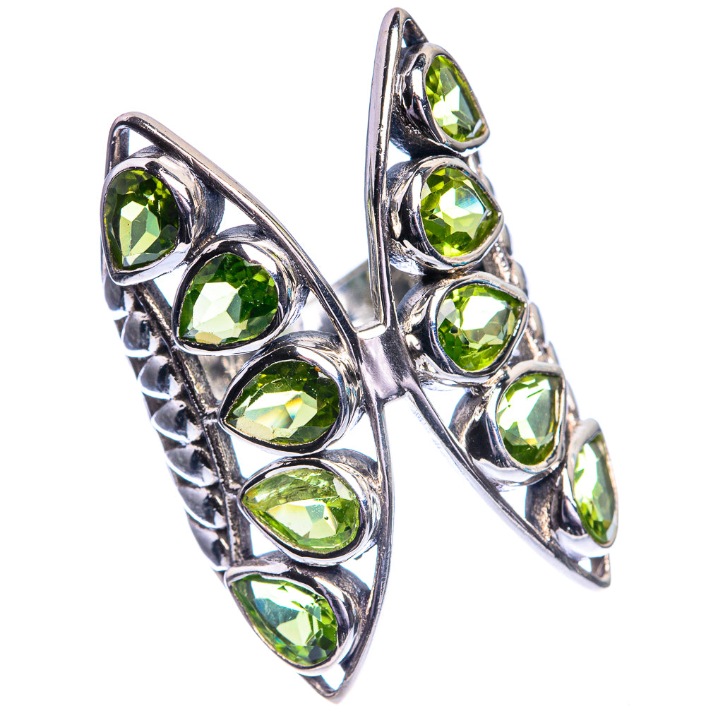 Large Peridot Ring Size 5.75 (925 Sterling Silver) R144197