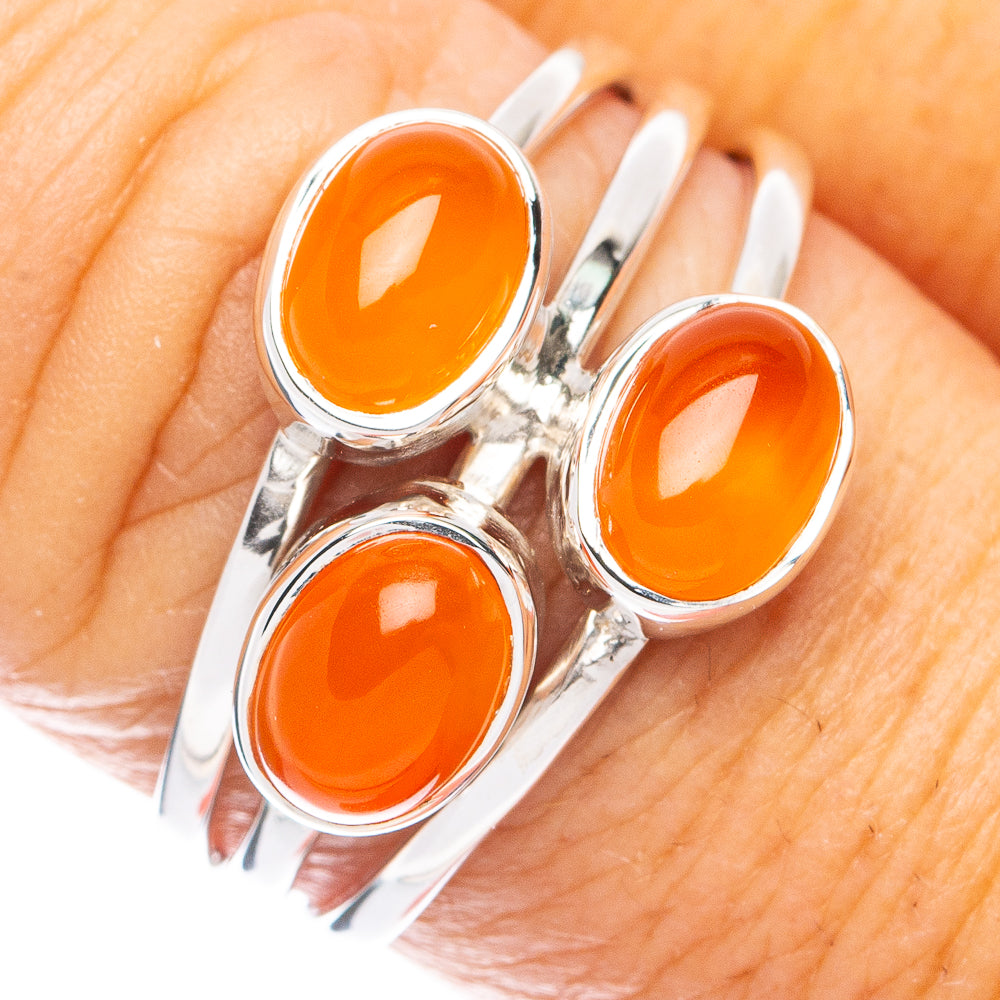 Premium Carnelian Ring Size 8.75 (925 Sterling Silver) RING7711