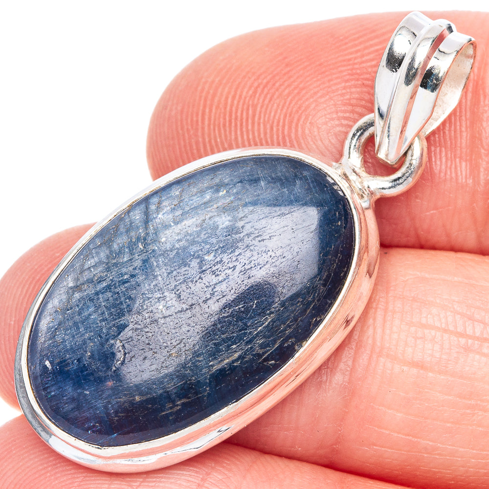 Kyanite Pendant 1 1/2" (925 Sterling Silver) P40186