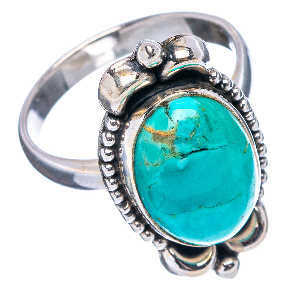 Mohave Turquoise Ring Size 7.75 (.925 Sterling Silver)
