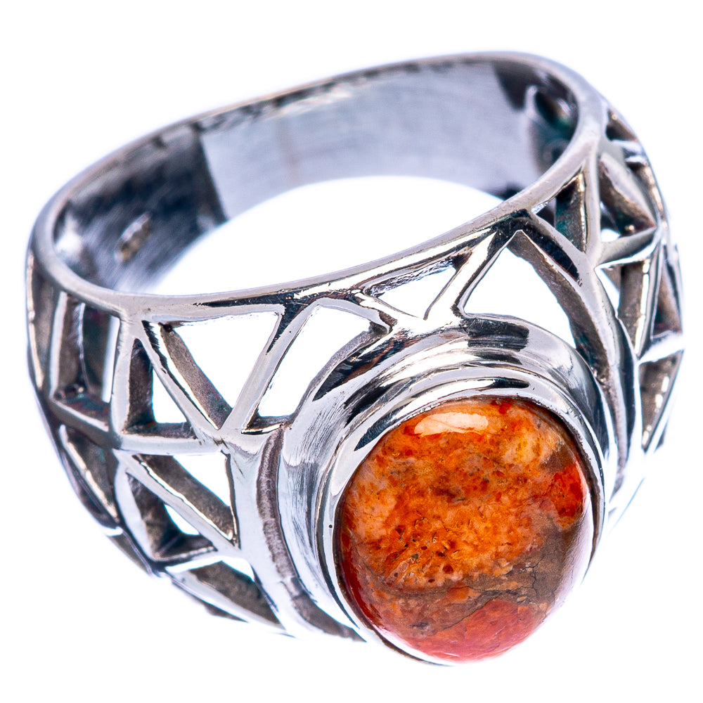 Sponge Coral Ring Size 6 (925 Sterling Silver) R146413