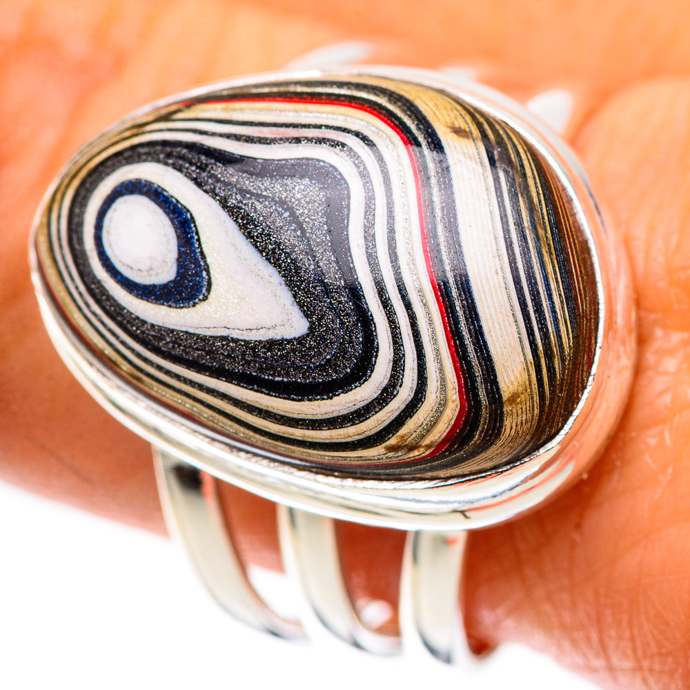 Fordite Ring Size 9.75 (925 Sterling Silver) RING138369