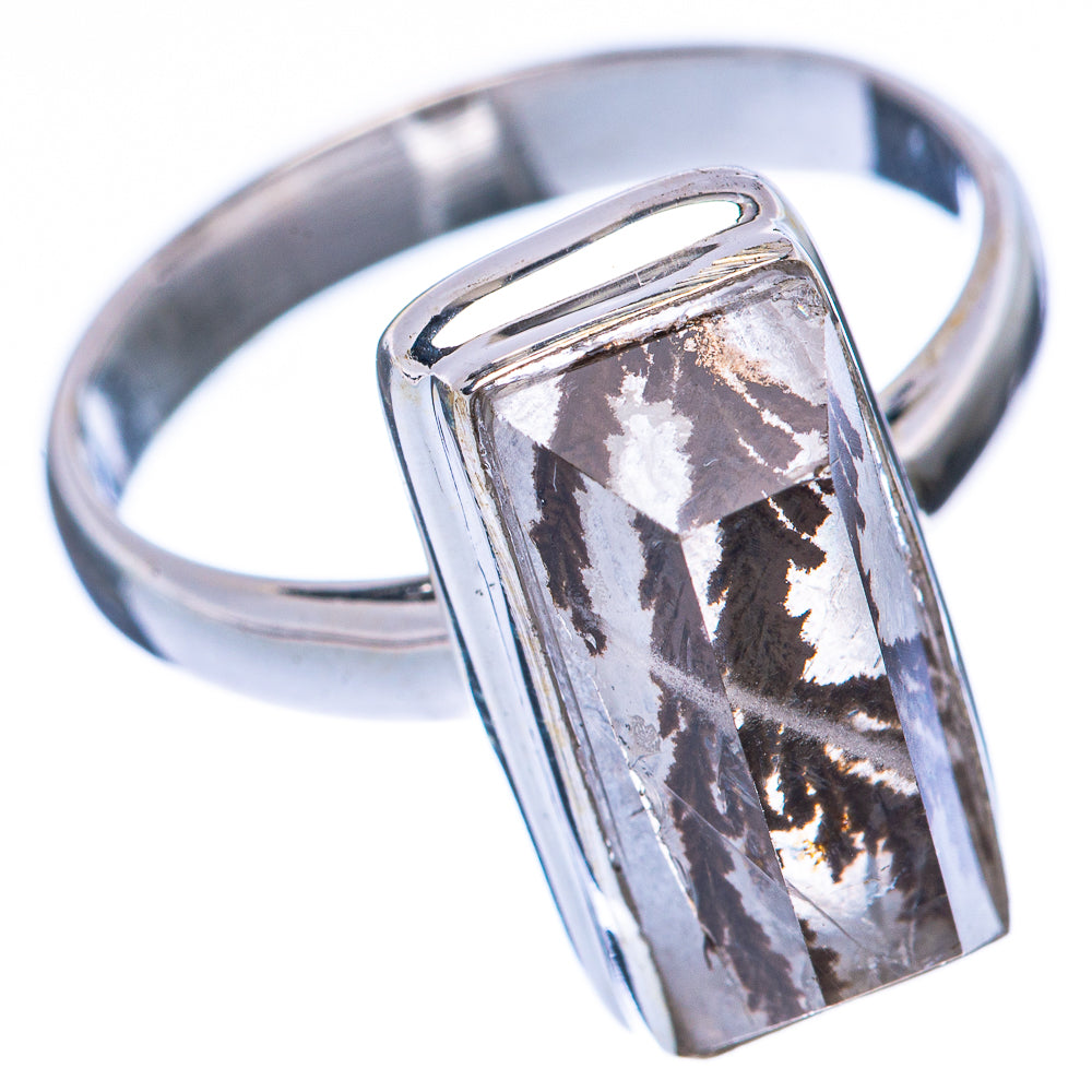 Scenic Dendritic Ring Size 8.75 (925 Sterling Silver) R2151