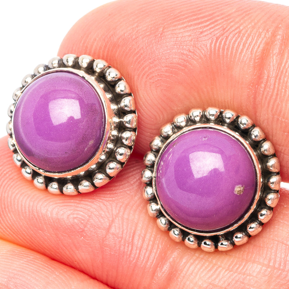 Phosphosiderite Earrings 1/2" (925 Sterling Silver) E1571