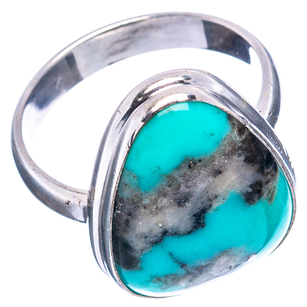 Rare Kingman Turquoise Ring Size 8 (.925 Sterling Silver)