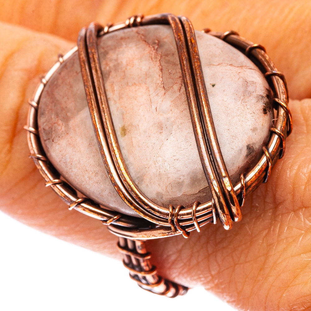 Quartz Ring Size 8 (Oxidized Copper)