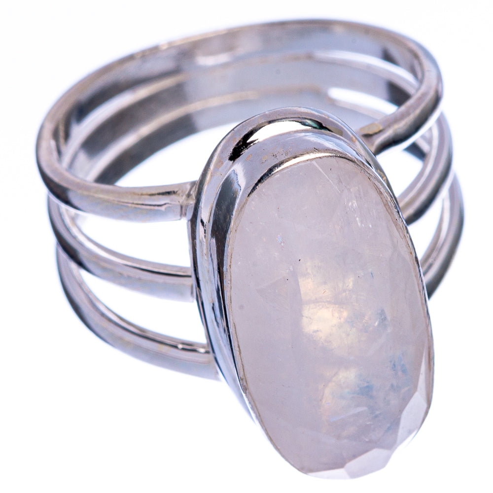Rainbow Moonstone Ring Size 8 (925 Sterling Silver) R146622