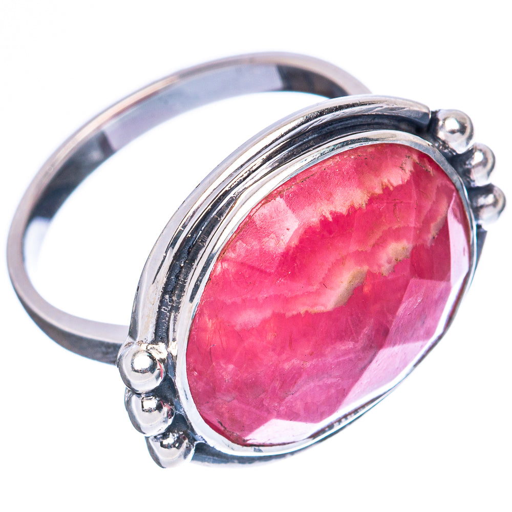 Premium Rhodochrosite 925 Sterling Silver Ring Size 6.5 Ana Co R3575