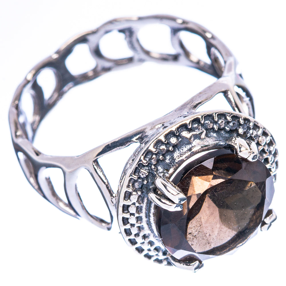 Smoky Quartz Ring Size 8.75 (925 Sterling Silver) R2529