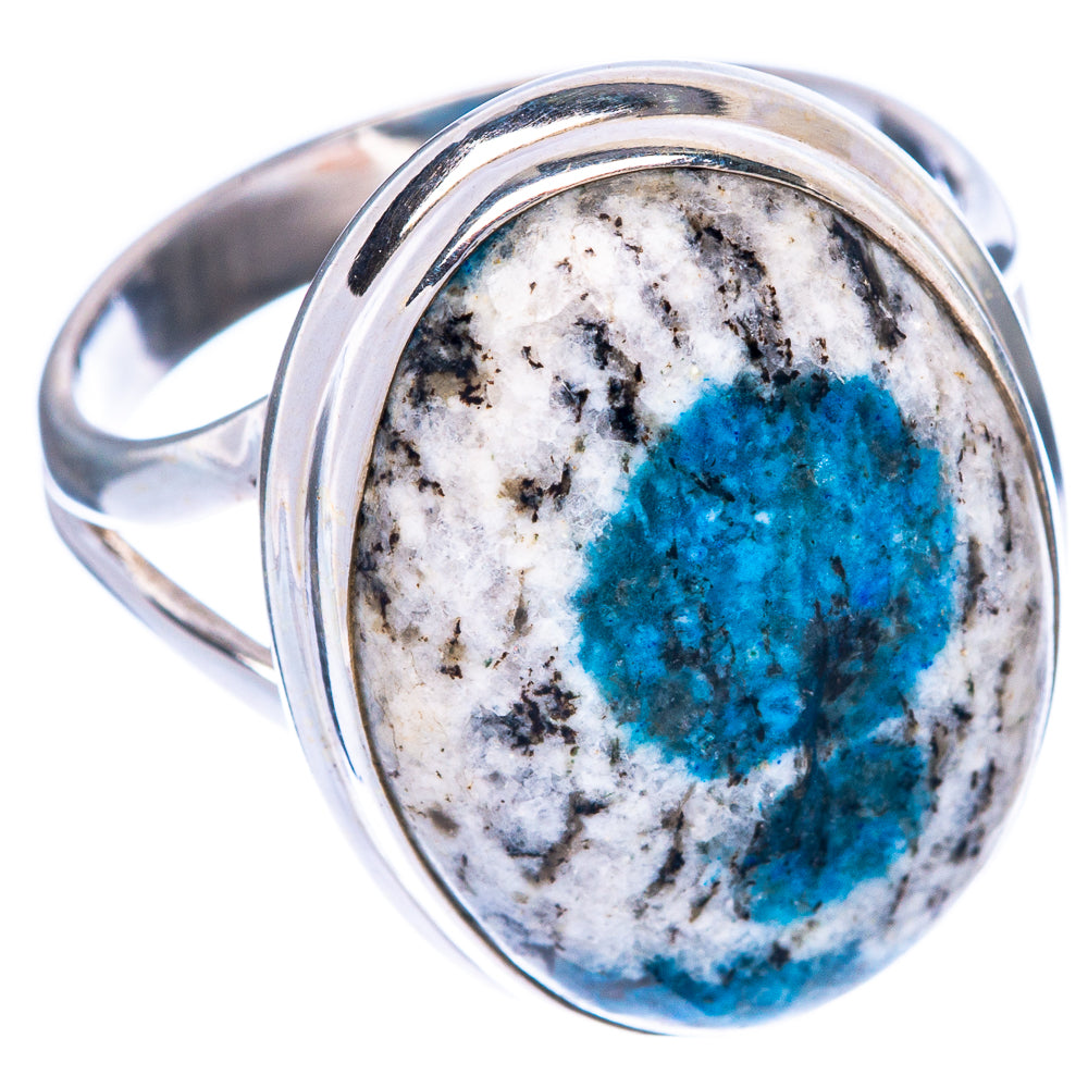 K2 Blue Azurite Ring Size 9 (925 Sterling Silver) R1539