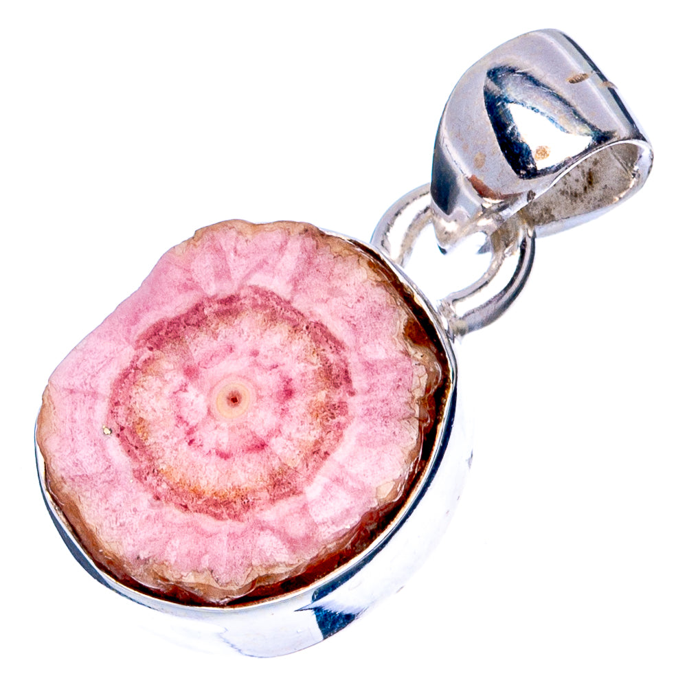 Rare Rhodochrosite Stalactite Pendant 7/8" (925 Sterling Silver) P42964